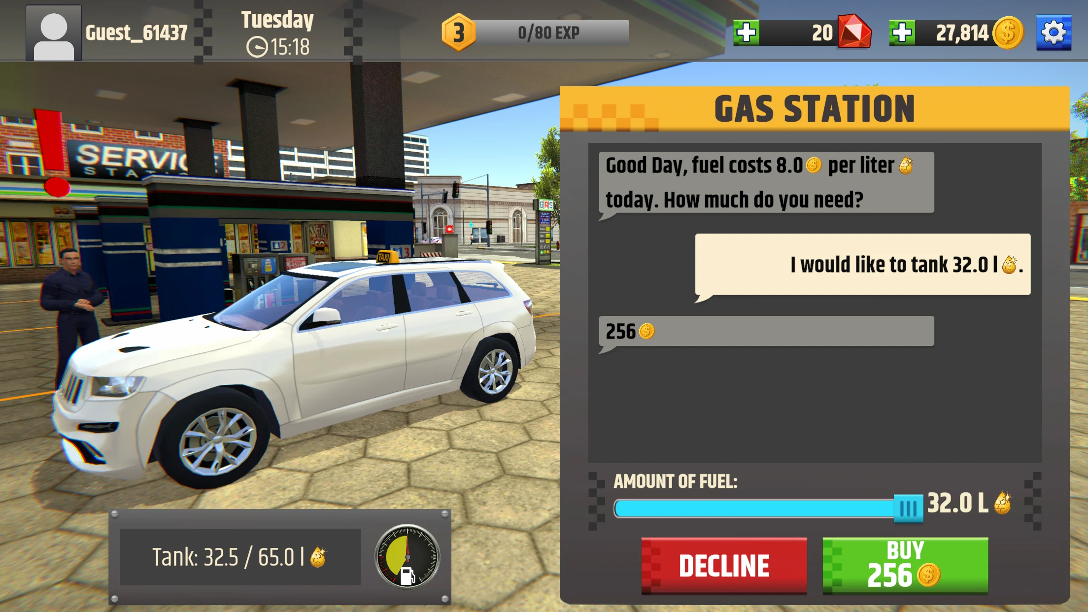 Taxi Driver Simulator screenshot