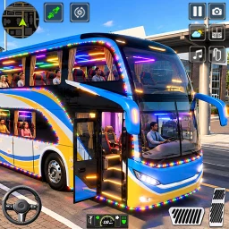 City Driving Sim Bus Game 3d 图标